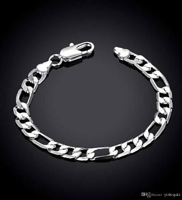 Picture of Stainless Steel Bracelet for Men - Silver