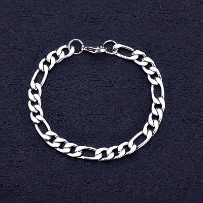 Picture of Men's Stainless Steel Chain Bracelet - Silver