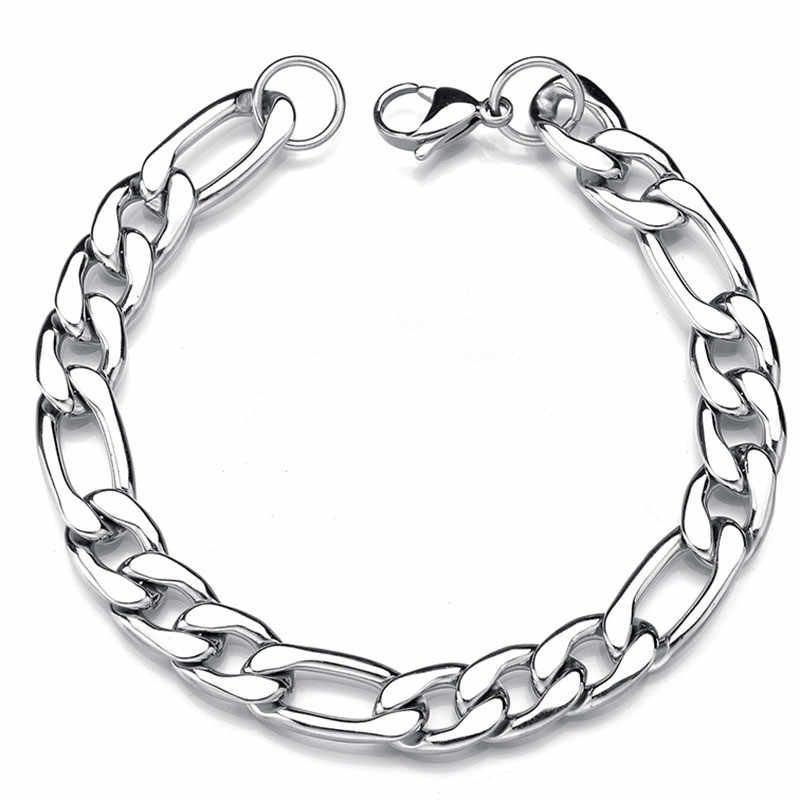 Picture of Men's Stainless Steel Chain Bracelet - Silver