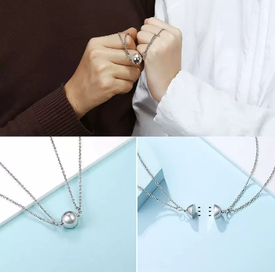 Picture of Heart Shaped Charms  Bracelets  Fashion Stainless Steel Link Bracelet - Silver