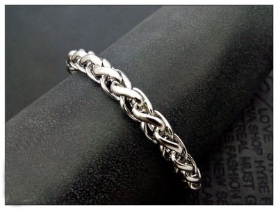 Picture of Man's Fashion Steel Bracelet For Man - Silver
