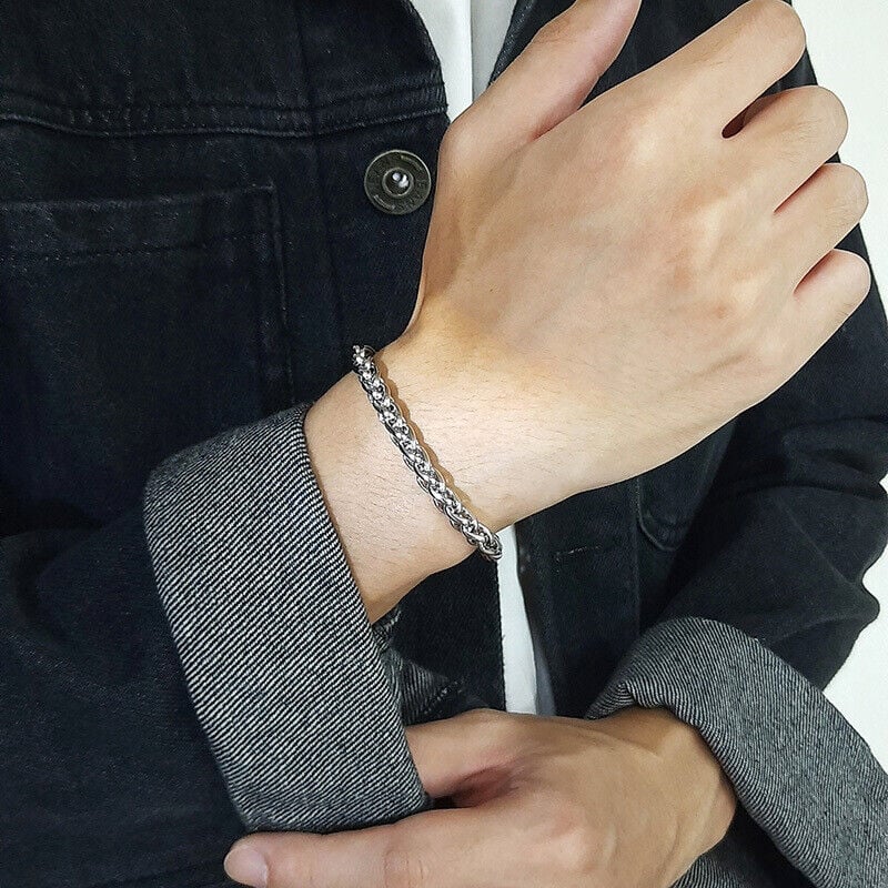 Picture of Stainless Steel Men Bracelet - Silver