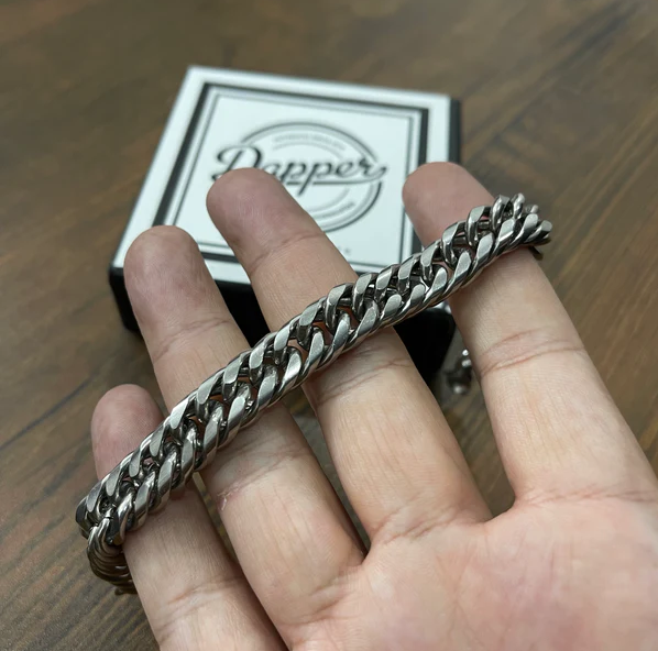 Picture of Fashion New Chain Bracelet for Men - Silver
