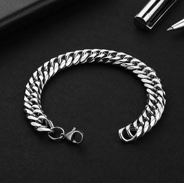 Picture of Fashion New Chain Bracelet for Men - Silver