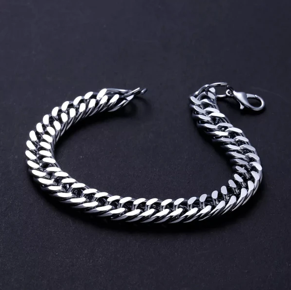 Picture of Fashion Man Jewelry Chain Bracelets - Silver