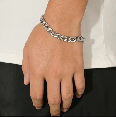 Picture of Silver Bracelet for men - Silver