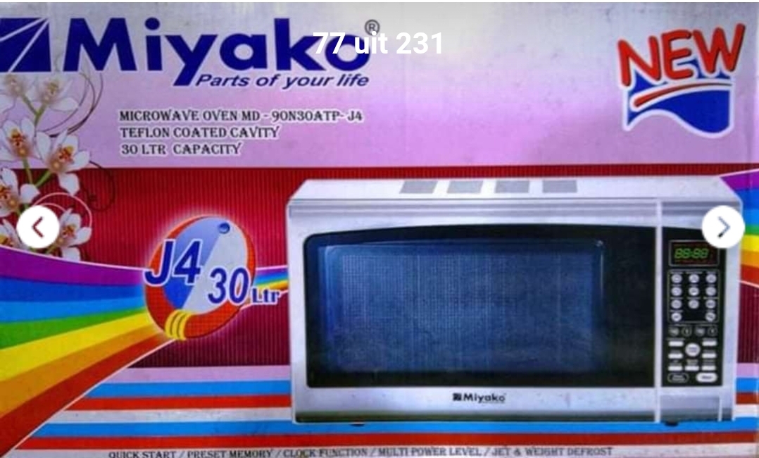 Picture of Miyako Microwave Oven J4 30 Liter 900 WATT White