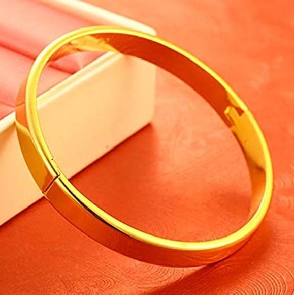 Picture of Titanium Stainless Steel Round Bracelets - Gold