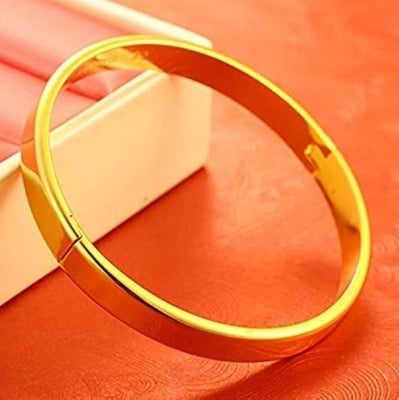 Picture of Titanium Stainless Steel Round Bracelets - Gold