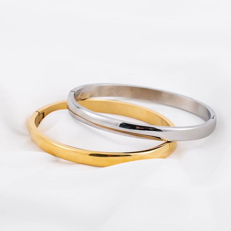 Picture of Silver Metal Bracelet Round Cuff For Men - Silver