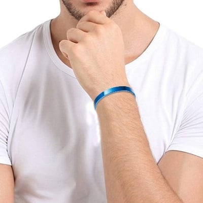 Picture of Men Stainless Steel Free Size Bracelet For Men