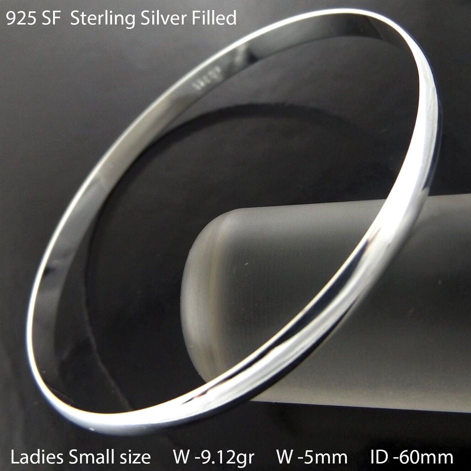 Picture of Men's Powerful Stainless Steel Round Cuff Bracelet - Silver