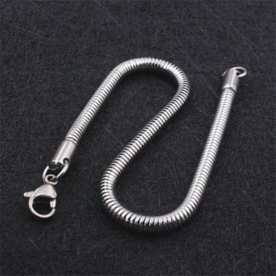 Picture of New American Chain Bracelet For Men - Silver