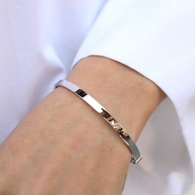 Picture of 2024 New Model Stainless Steel Round Bracelet For Men