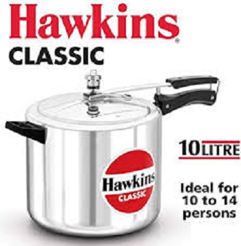 Picture of Hawkins Classic Pressure Cooker 10L Silver