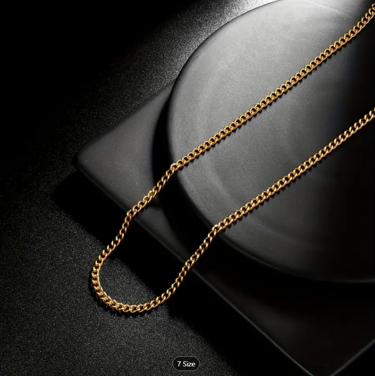 Picture of Fashion New Figaro Chain Necklace For Men - Gold