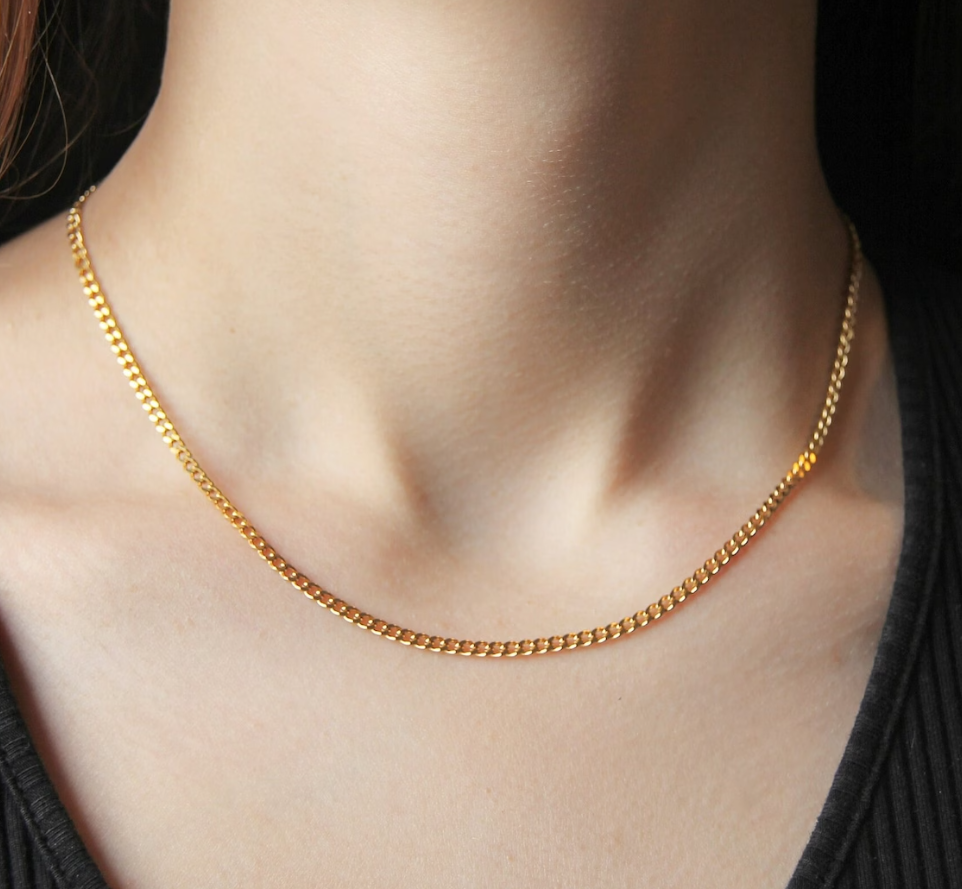 Picture of Fashion New Figaro Chain Necklace For Men - Gold