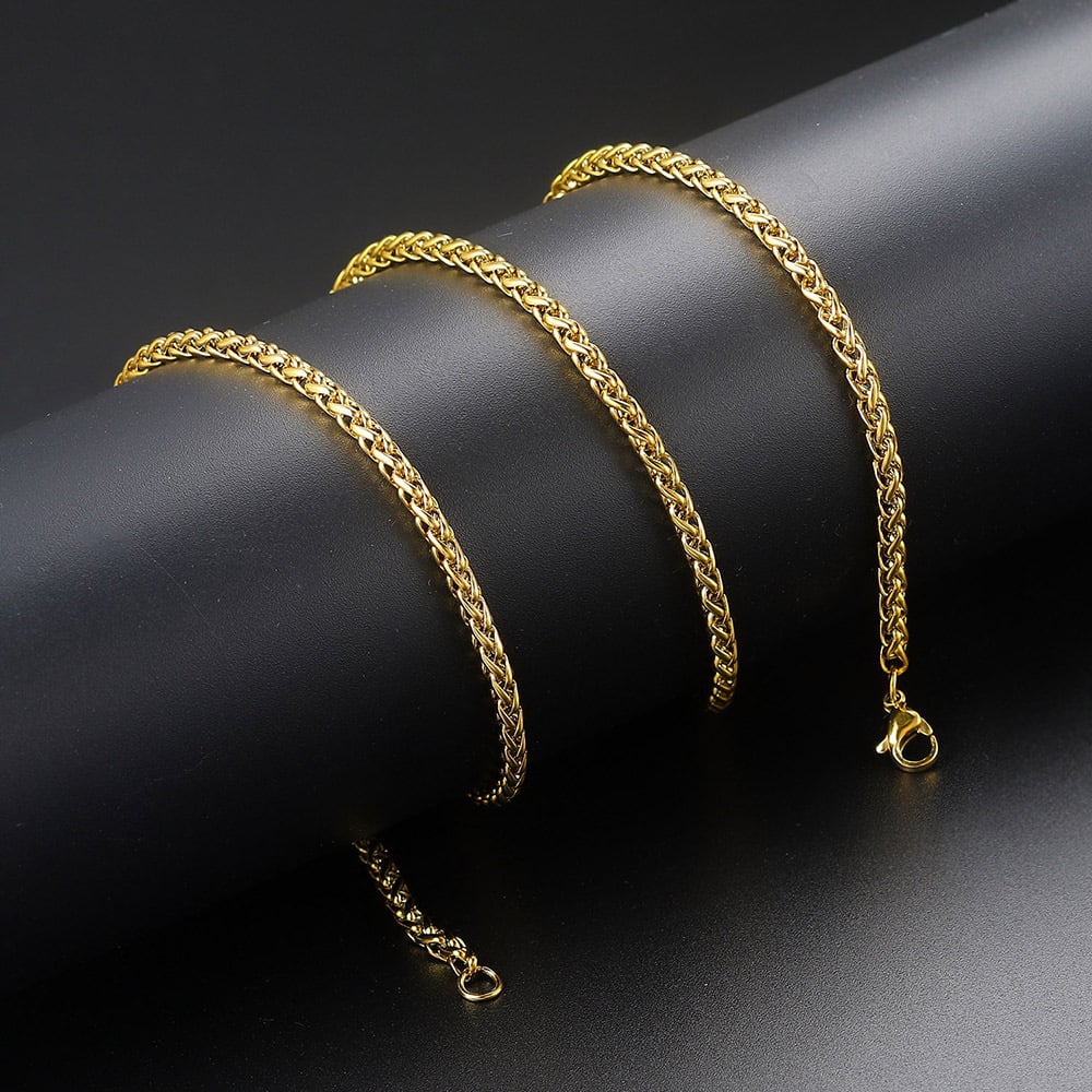 Picture of Tone Rolo Rofe Box Chain Stainless Steel Necklace For Men