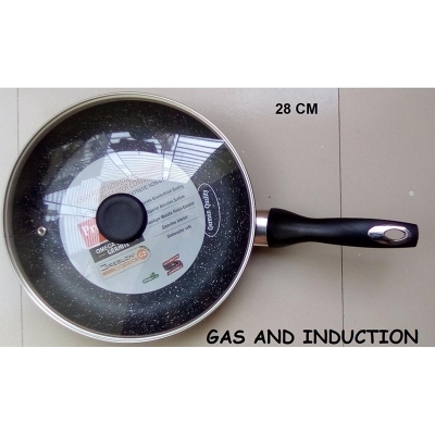 Picture of Prestiege INDUCTION Fry pan 28 cm with glass lid Grey