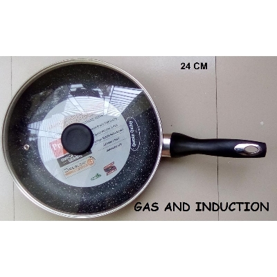 Picture of Prestiege INDUCTION Fry pan 24 cm with glass lid Grey