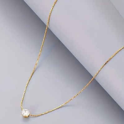 Picture of Minimalist Choker Neck Chains Fashion Delicate Jewelry Gift For Women - Gold