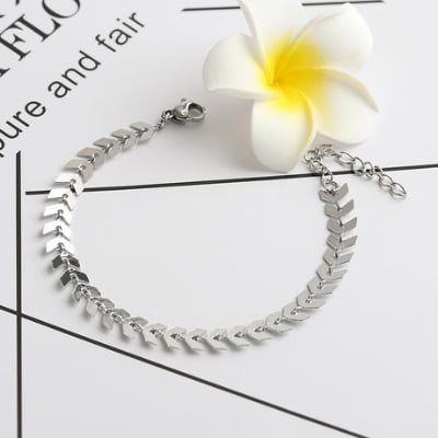 Picture of New Fashionable anklet payel for women - Silver