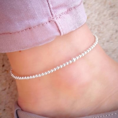 Picture of Fresh Water Pearl Anklet 9 to 10 Inches - PIC