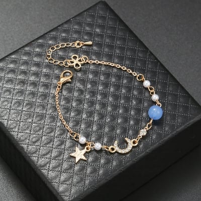 Picture of Star & Moon Classic Chain Bracelet For Woman