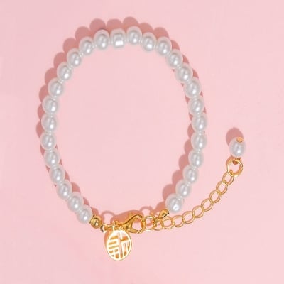 Picture of Natural Pearl Bracelet Women's Light Luxury- 1pcs - White