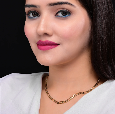 Picture of Classic Cuban stylish Simple Chain For Woman - Gold