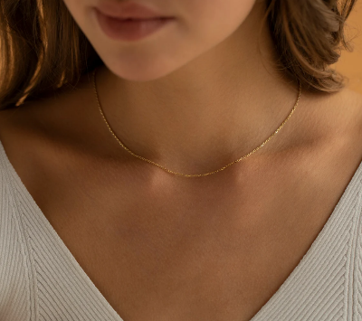 Picture of Women Fashion Jewellery Nacklace For Women - Gold