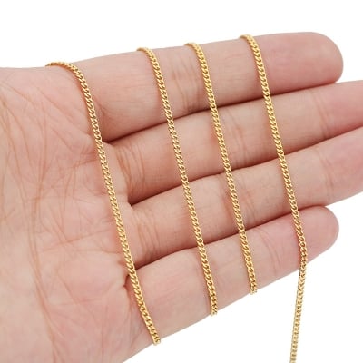 Picture of Fashion Jewellery Stylish Chain For Women and Girls - Gold