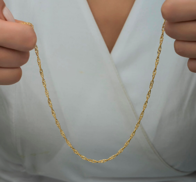 Picture of Rofe Women's Necklace Fashion Simple Necklace For Women - Gold