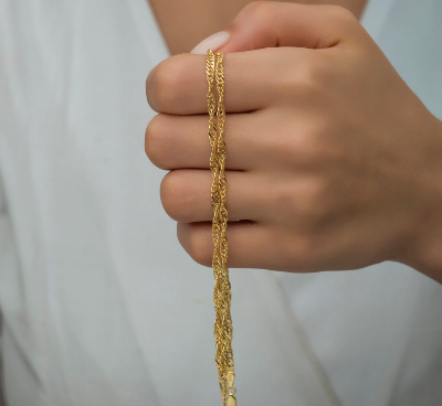 Picture of Rofe Women's Necklace Fashion Simple Necklace For Women - Gold