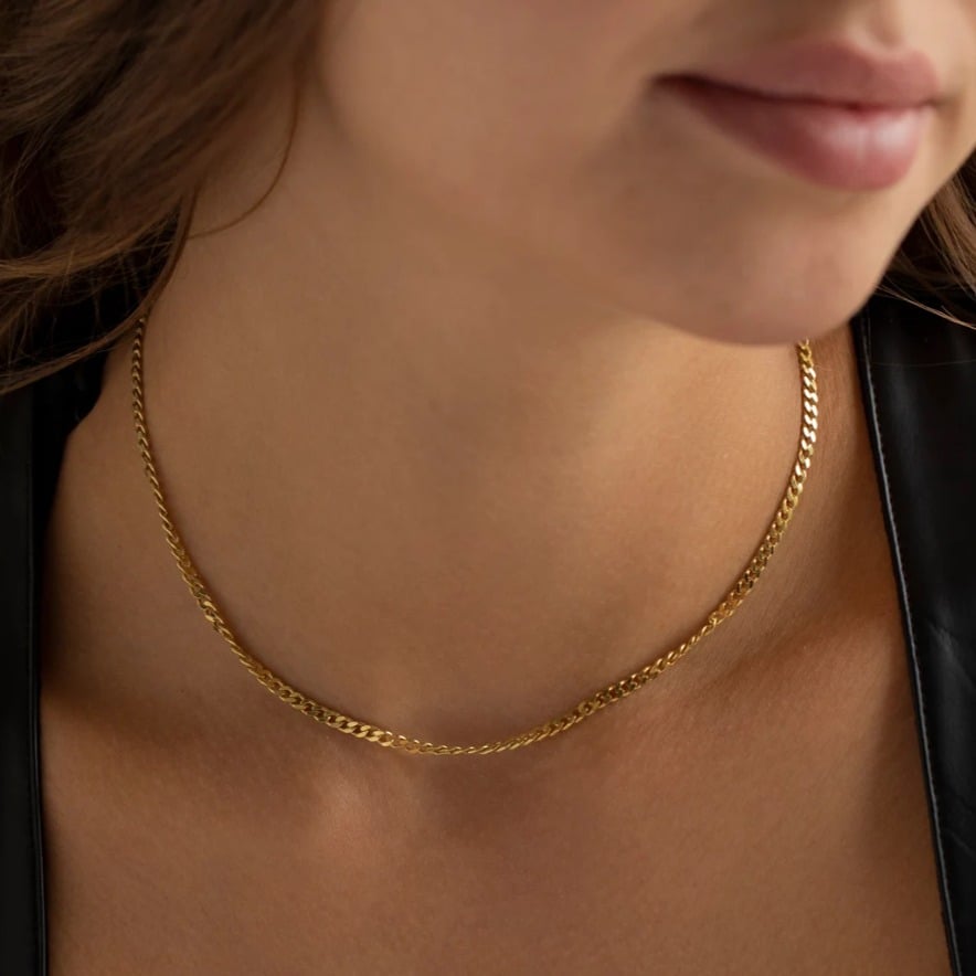 Picture of Fashionable New Simple Necklace For Women - Gold