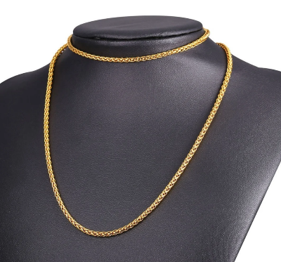 Picture of Stylish Box New Necklace for Women Elegant Fashion Jewelry Accessory - Gold
