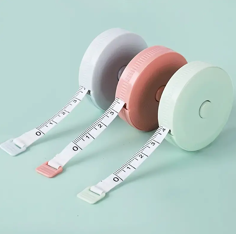 Picture of Measuring Tape, Soft Tape Measure Double Scale Body Sewing Flexible Ruler For Measurement Sewing Tailor Craft - Pink