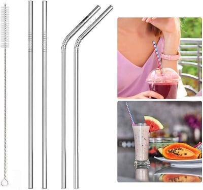 Picture of Stainless Steel Drinking Straw - Silver