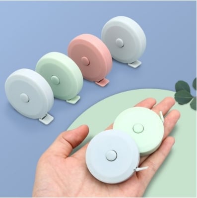 Picture of Measuring Tape, Soft Tape Measure Double Scale Body Sewing Flexible Ruler For Measurement Sewing Tailor Craft - Pink