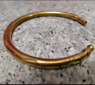 Picture of Fashionable Golden Stainless Steel Bracelet For Men - Gold