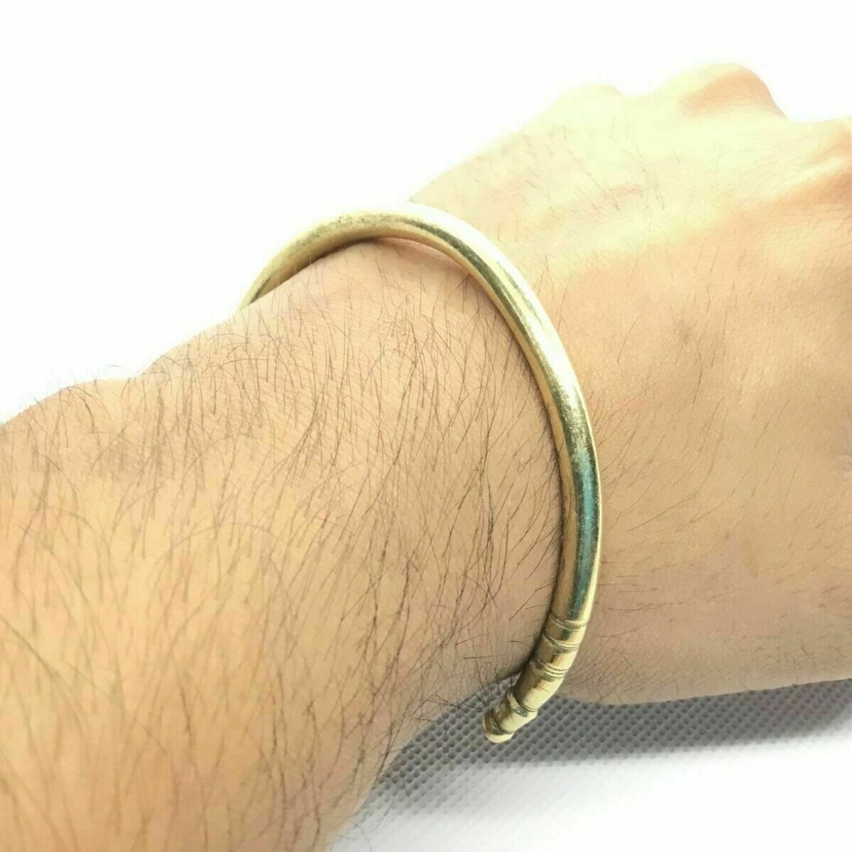 Picture of Stylish Kada Round Bracelet For Men/Boy - Gold