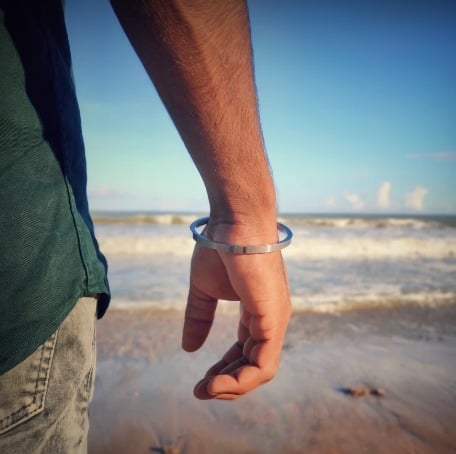 Picture of Stainless Fashionable Round for Men Bracelet - Silver