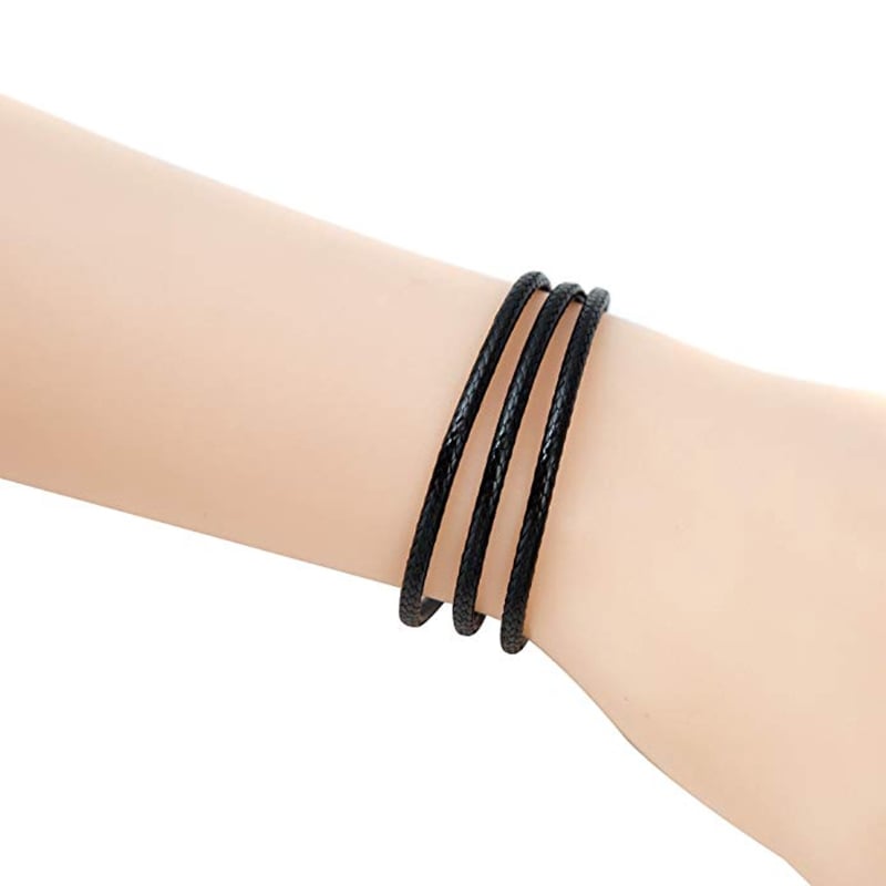 Picture of Leather Cord Bracelet Men - Black