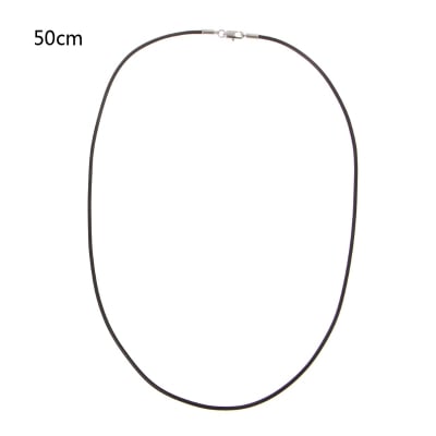 Picture of Adjustable Black Korea    wire  Cord Chain String Necklace - Black