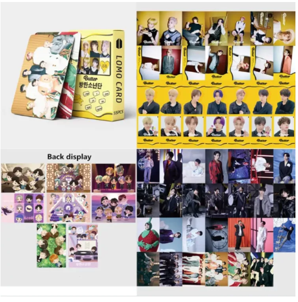 Picture of 1 Box BTS Lomo Cards Gift for BTS Fan 54 Pcs