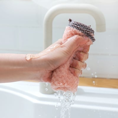 Picture of Kitchen Supplies Absorbent Hanging Towel Coral Fleece Tea Towel- 2Pcs