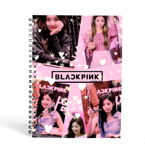 Picture of Blackpink Cold Laminated Notebook- Multicolour