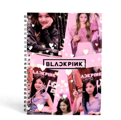 Picture of Blackpink Notebook Double Spiral Notebook(Multicolor)