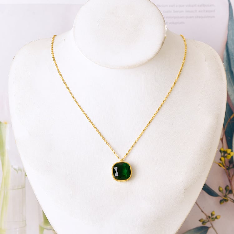 Picture of Simple Blue/Black Stone Light Luxury Women's Necklace Jewelry
