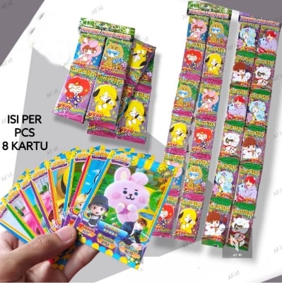 Picture of Pokemon Card- Lomo Card Pack 4 Packet -36 Pieces Card